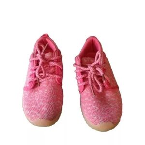 Walt Low Girls Sneakers Sz 10.5 (EU 27) Pink  Athletic Tie Shoes Mesh Upper